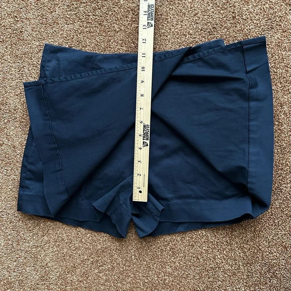 Gretchen Scott Performance Skippy Skort Women Sm Navy Blue Pockets Preppy Golf